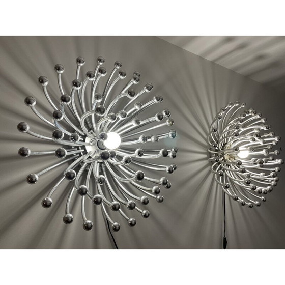 Image 1 of Paire d'appliques vintage Pistillo par Valenti Luce pour Studio Tetrarch, 1960