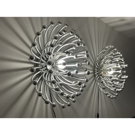 Image 1 of Paire d'appliques vintage Pistillo par Valenti Luce pour Studio Tetrarch, 1960