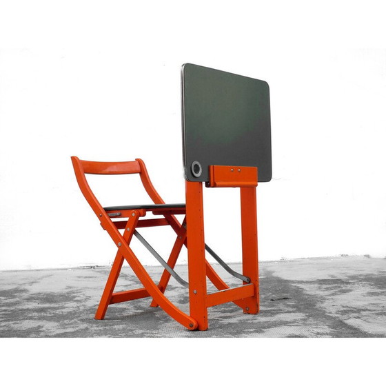 Image 1 of Bureau d'enfant vintage en bois par Reguitti, 1960