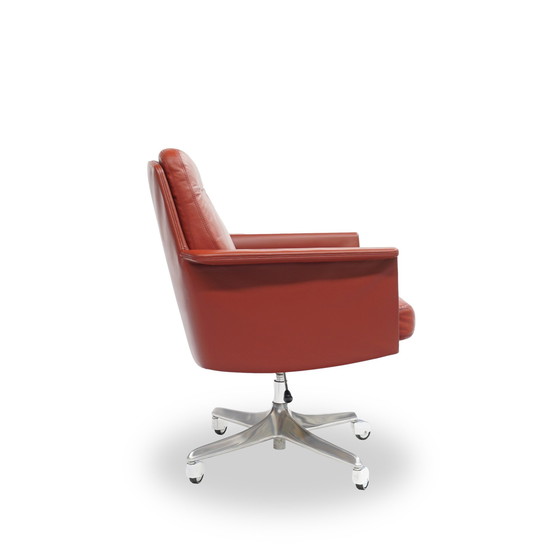 Image 1 of Cor Sedia Fauteuil en cuir Réglable en hauteur Sur roulettes