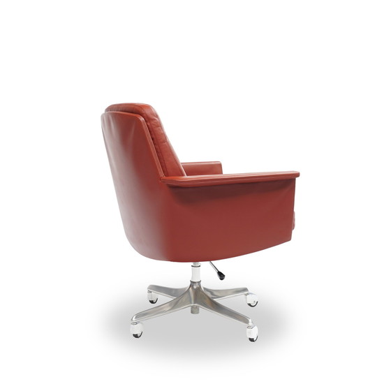 Image 1 of Cor Sedia Fauteuil en cuir Réglable en hauteur Sur roulettes