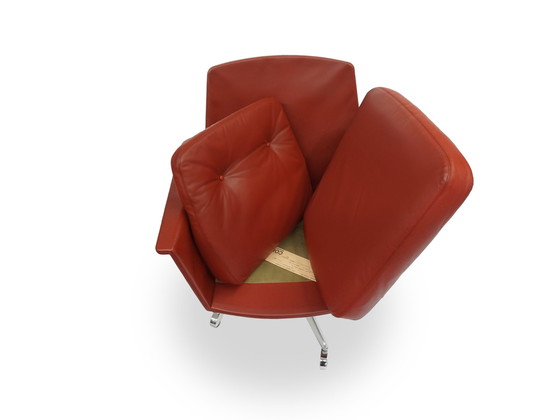 Image 1 of Cor Sedia Fauteuil en cuir Réglable en hauteur Sur roulettes