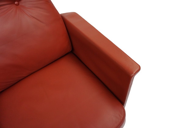 Image 1 of Cor Sedia Fauteuil en cuir Réglable en hauteur Sur roulettes