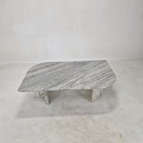 Image 1 of Table basse vintage en marbre, Italie 1970
