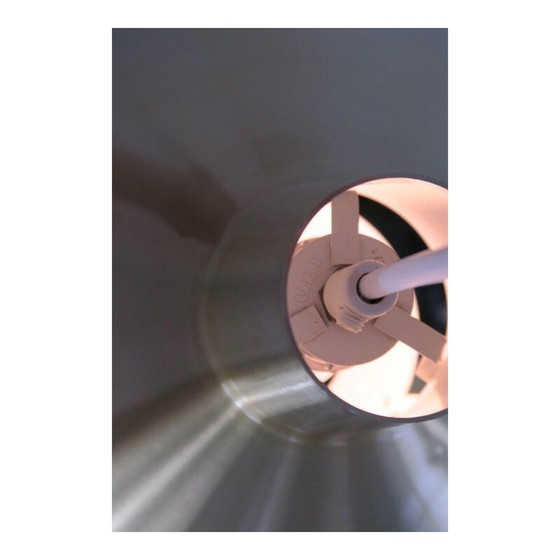 Image 1 of Lampe suspendue vintage en laiton Lyfa, danoise 1960