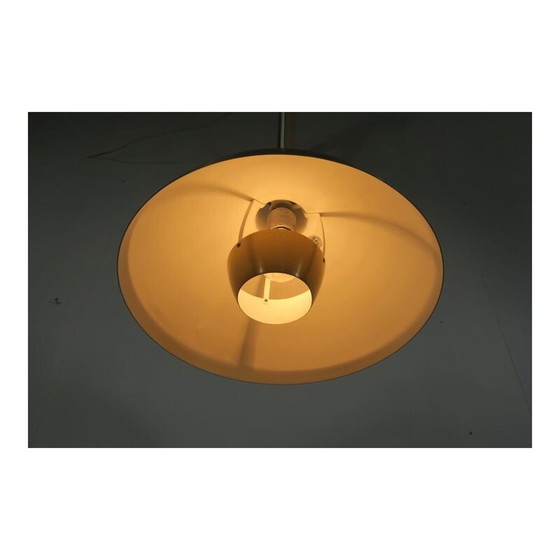 Image 1 of Lampe suspendue vintage en laiton Lyfa, danoise 1960