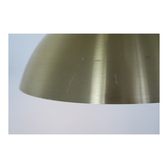Image 1 of Lampe suspendue vintage en laiton Lyfa, danoise 1960