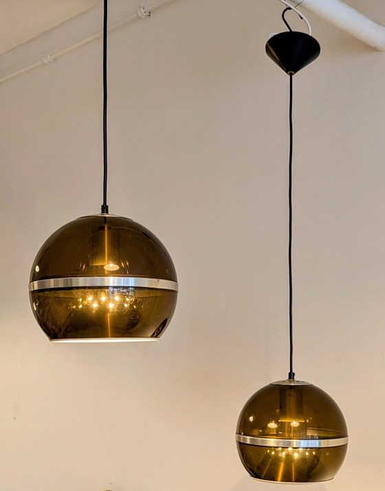 Image 1 of Lampe pendante vintage Dijkstra, 2 pièces