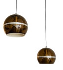 Lampe pendante vintage Dijkstra, 2 pièces