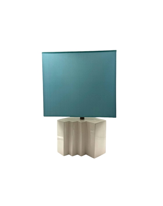 Image 1 of Ensemble de 2 lampes de table en céramique Hollywood Regency, France, années 1970