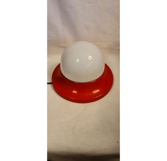 Image 1 of Lampe Space Age rouge