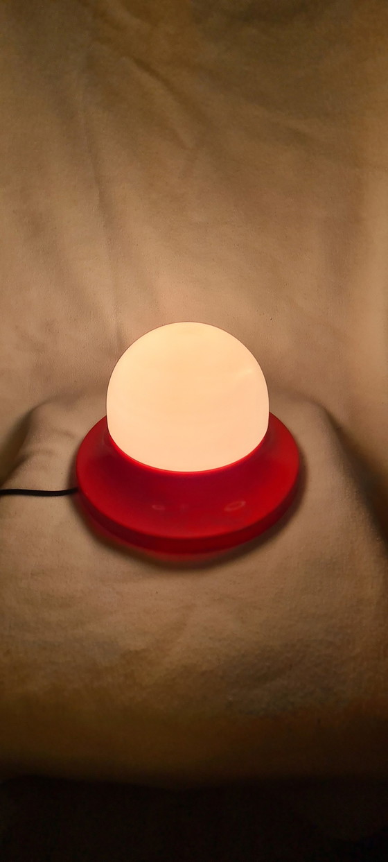 Image 1 of Lampe Space Age rouge