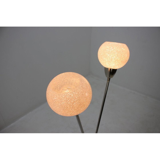 Image 1 of Lampadaire vintage en céramique émaillée en acier polychrome, Tchécoslovaquie