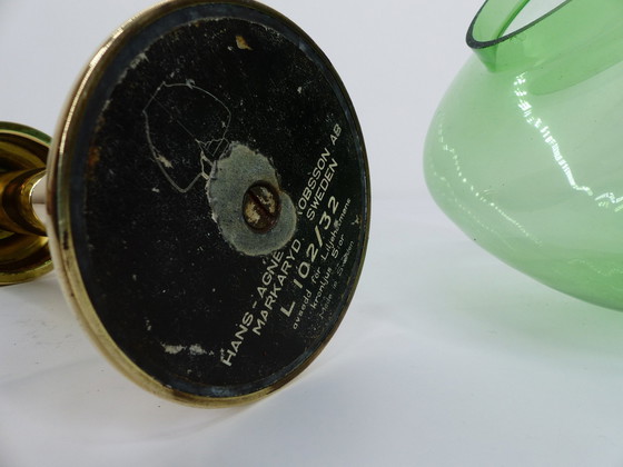 Image 1 of Bougeoir Scandinave Hans-Agne Jakobsson Claudia Vert L10232 1960