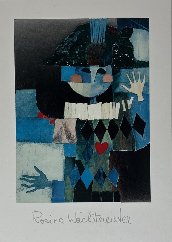 Image 1 of Gravure de Rosina Wachtmeister - L'Arlequin bleu