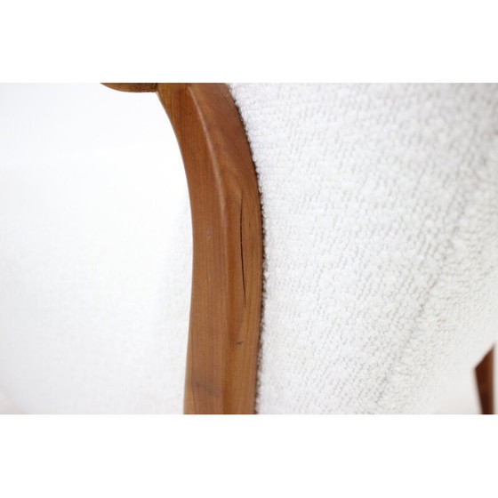 Image 1 of Fauteuil italien vintage en tissu bouclé, années 1960