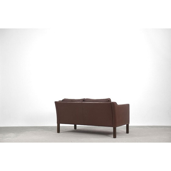 Image 1 of Paire de canapés en cuir scandinave vintage 1970