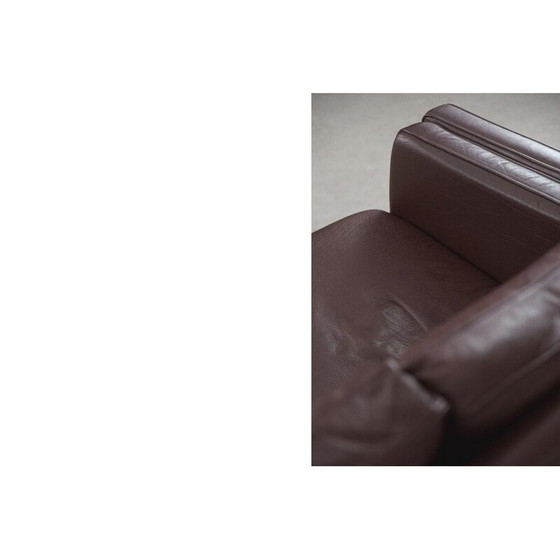 Image 1 of Paire de canapés en cuir scandinave vintage 1970