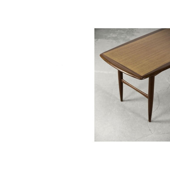 Image 1 of Table basse vintage en teck par Hmb Möbler Rörvik, Suède années 1950
