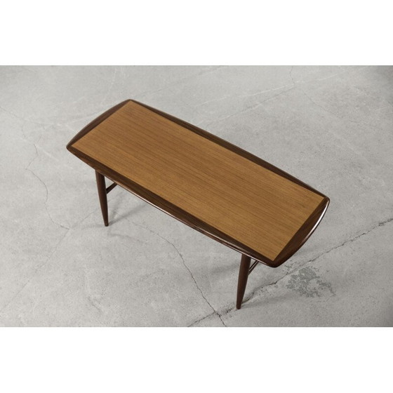 Image 1 of Table basse vintage en teck par Hmb Möbler Rörvik, Suède années 1950