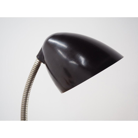 Image 1 of Lampe de table vintage en bakélite noire par Eric Kirkman Cole, Tchécoslovaquie 1950