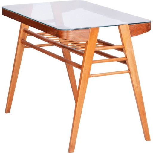 Table d'appoint en bois du milieu du siècle dernier, années 1950