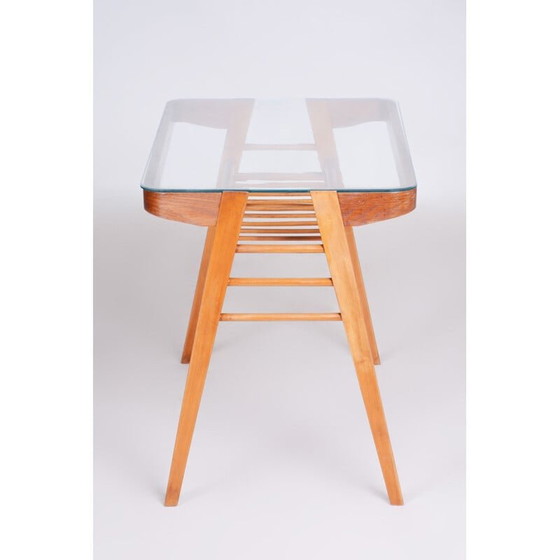 Image 1 of Table d'appoint en bois du milieu du siècle dernier, années 1950