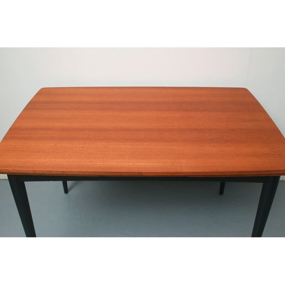 Image 1 of Table de salle à manger extensible vintage en teck, 1960s