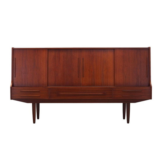 Image 1 of Buffet haut vintage en teck, Danemark années 1960