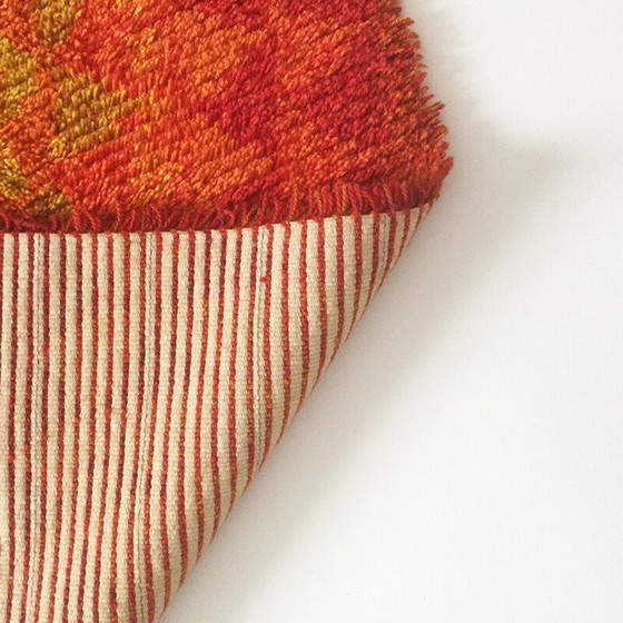 Image 1 of Tapis mural danois Cum Rya en laine - années 1970