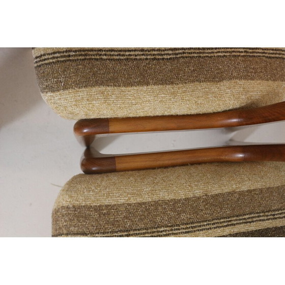 Image 1 of Paire de chaises gondoles vintage pour Baumann, France 1960