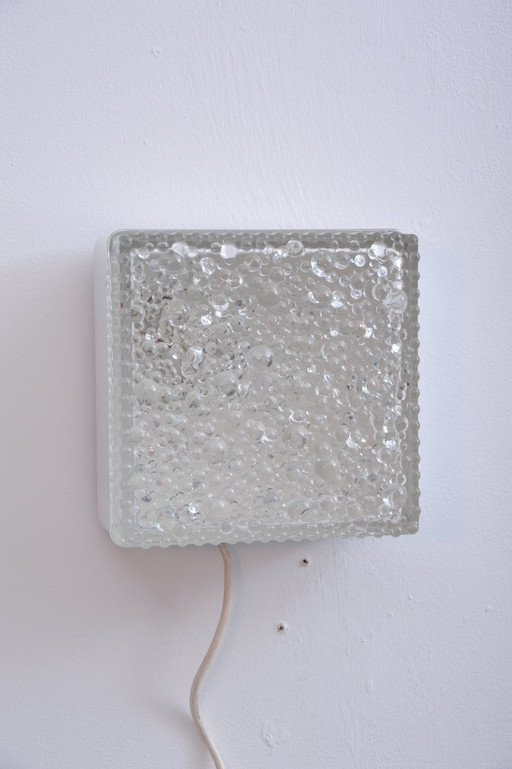 Applique murale vintage en verre Bubble Von Staff 1960