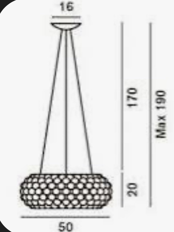 Image 1 of Foscarini Caboche Medium Suspension Lamp