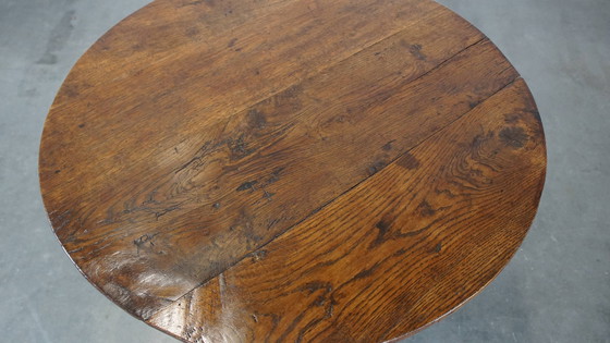 Image 1 of Table à vin/campagne française ronde et pliante