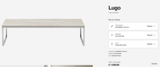 Image 1 of Boconcept - Tables basses Lugo