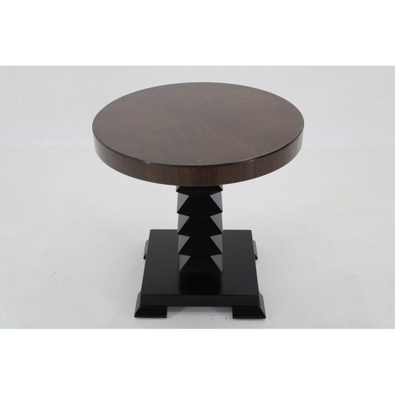 Image 1 of Ensemble de 10 tables basses rondes vintage, Tchécoslovaquie 1980