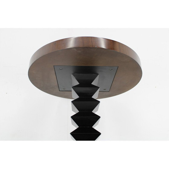 Image 1 of Ensemble de 10 tables basses rondes vintage, Tchécoslovaquie 1980