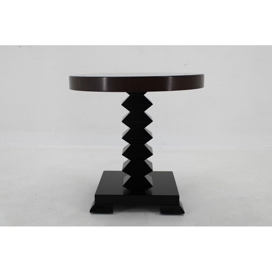 Image 1 of Ensemble de 10 tables basses rondes vintage, Tchécoslovaquie 1980