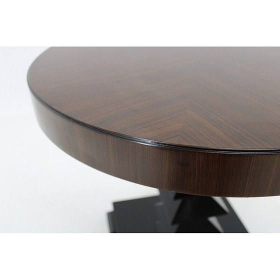 Image 1 of Ensemble de 10 tables basses rondes vintage, Tchécoslovaquie 1980