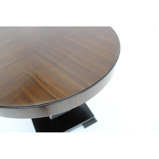 Image 1 of Ensemble de 10 tables basses rondes vintage, Tchécoslovaquie 1980