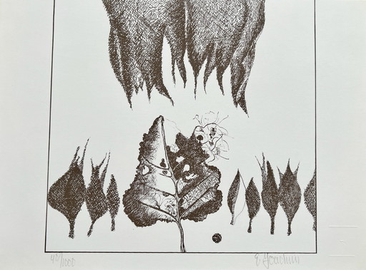 Sérigraphie Ernest Joachim - Automne