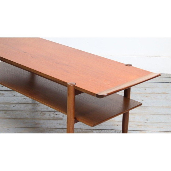 Image 1 of Table d'appoint vintage en chêne