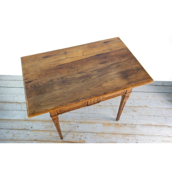 Image 1 of Table d'appoint vintage en chêne
