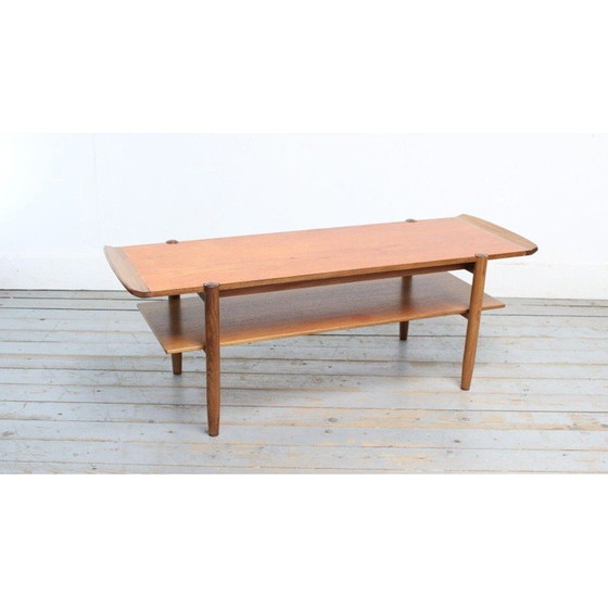 Image 1 of Table d'appoint vintage en chêne