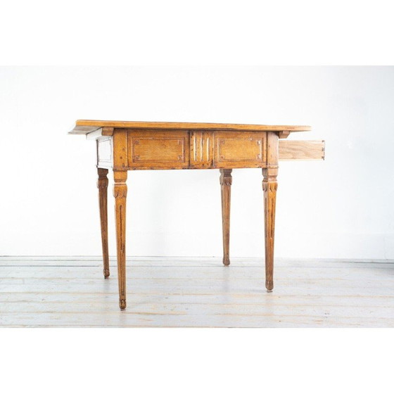 Image 1 of Table d'appoint vintage en chêne