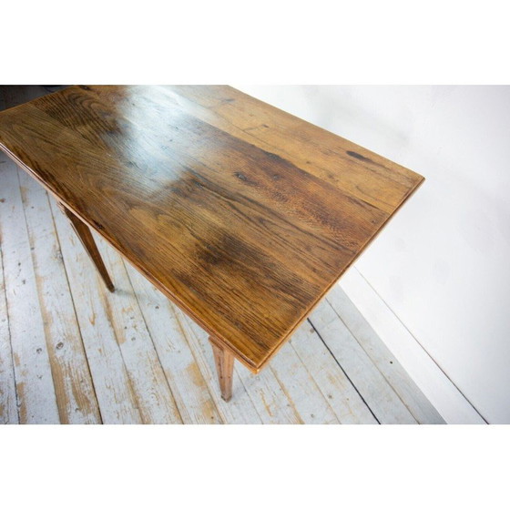 Image 1 of Table d'appoint vintage en chêne