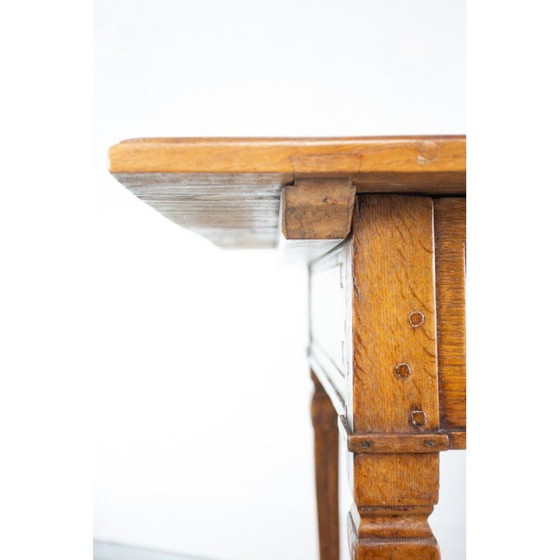 Image 1 of Table d'appoint vintage en chêne