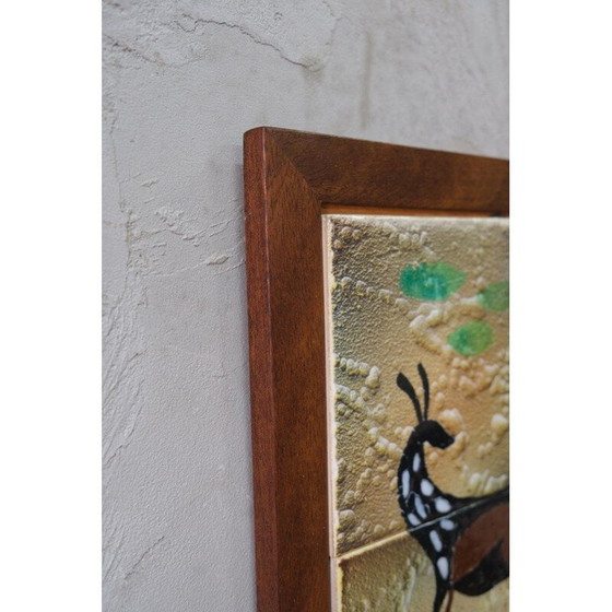 Image 1 of Plaque murale vintage en céramique, 1960