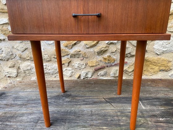 Image 1 of Table de chevet de style scandinave, Mid Century, années 1960