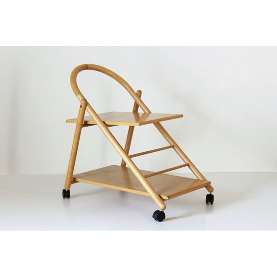 Image 1 of Chariot de bar en bois vintage 1960